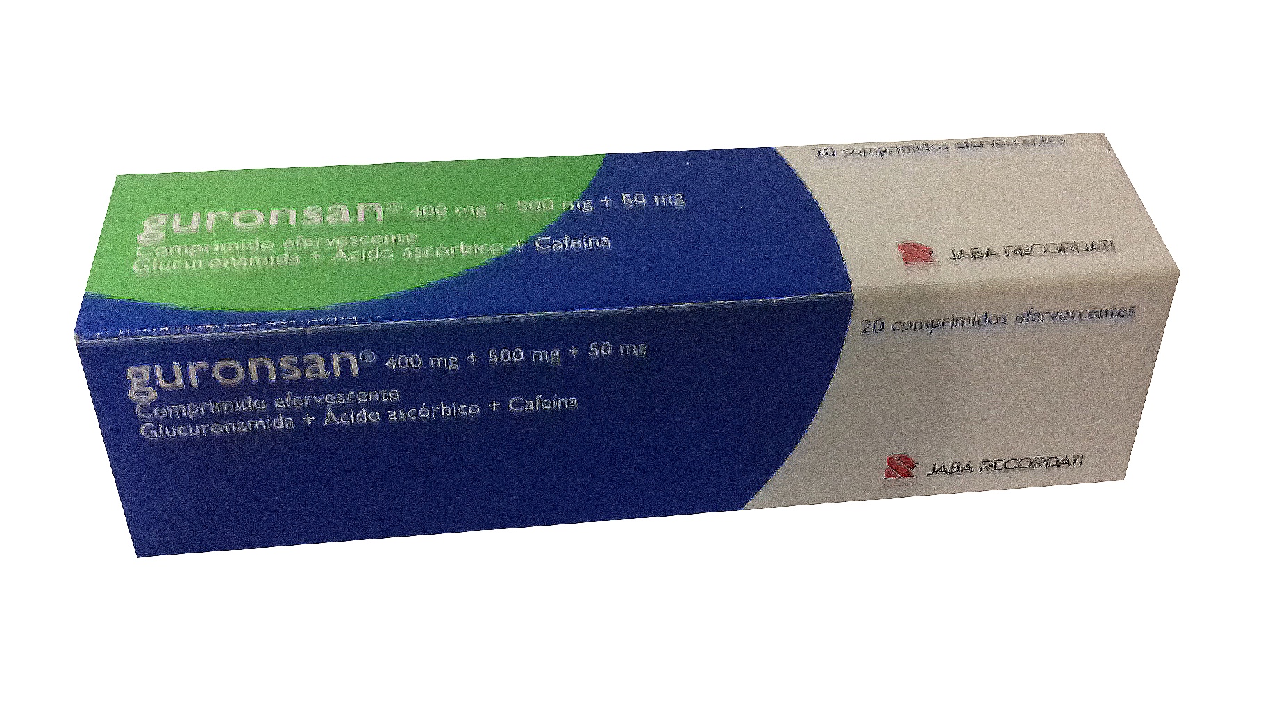 Guronsan 400 mg + 500 mg + 50 mg x20