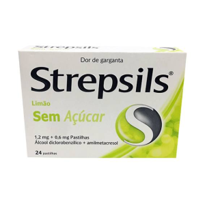 Strepsils Limo Sem Acar 1.2 mg + 0.6 mg x24 
