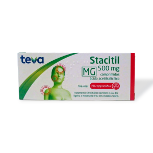 Ácido Acetilsalicílico Stacitil MG 500 mg x 20 comp