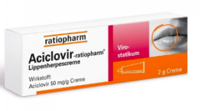 Aciclovir Ratiopharm MG 50 mg/g 2 g