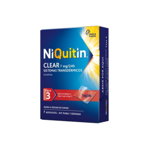 Niquitin Clear 7 mg/24 h x14 Sistemas Transdrmicos