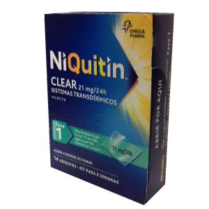 Niquitin Clear 21 mg/24 h x14 Sistemas Transdrmicos
