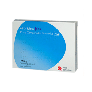Cetirizina Jaba 10 mg Comp Revestidos MG