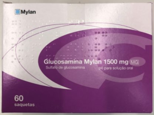Glucosamina Mylan MG, 1500 mg x 60 P Soluo Oral Saquetas