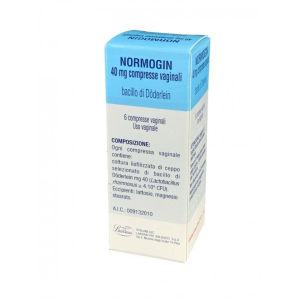 Normogin, 40 mg x6 Comprimidos Vaginais