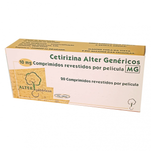 Cetirizina Alter Genricos MG 10 mg x20 
