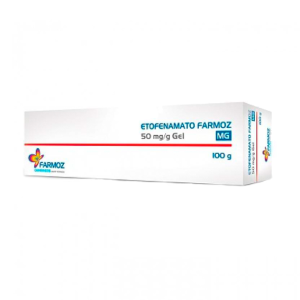 Etofenamato Farmoz MG, 50 mg/g x 1 Gel Bisnaga