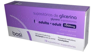 Supositrios de Glicerina Adulto 2000 mg x12