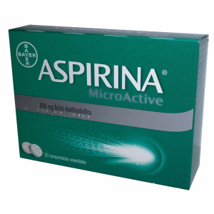 Aspirina Microactive 500 mg x20
