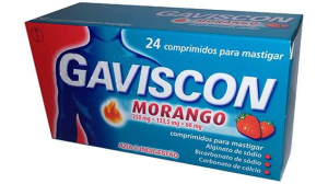 Gaviscon Morango 250 mg + 133.5 mg + 80 mg x24