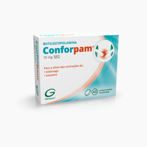 Butilescopolamina Conforpam MG, 10 mg Blister 40 Unidade(s) Comprimidos Revestidos