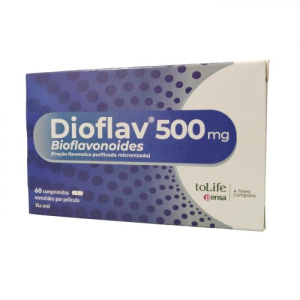 Dioflav , 500 mg Blister 60 Unidade(s) Comprimidos Revestidos