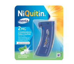 NiQuitin Menta 1,5 mg 20 Comprimidos de Chupar