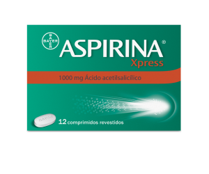 Aspirina Xpress, 1000 mg Fita Termossoldada x12 Comprimidos Revestidos