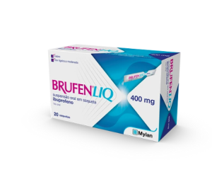 BrufenLIQ  400 mg/10 ml 20 Saquetas 10ml Suspenso Oral