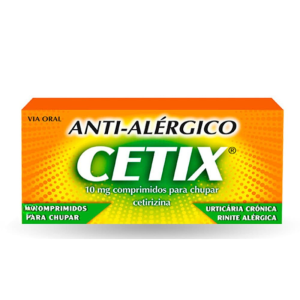 Cetix , 10 mg Blister 14 Unidade(s) Comprimidos Chupar