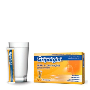Gripalgin MG, 650mg + 4 mg + 8.21 mg Saqueta 10 Unidade(s) Granulaldo Soluo Oral