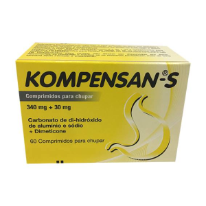 Kompensan-S 340 mg + 30 mg x60