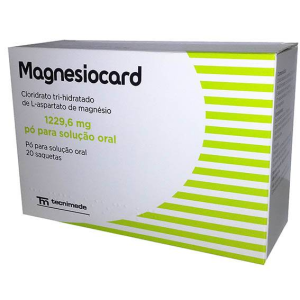 Magnesiocard 1229,6 mg x 20 Saquetas
