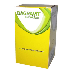 Dagravit D Calcium 250 mg + 250 mg + 100 U.I. x20